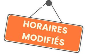 Horaires d'ouverture - Été 2025