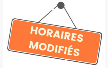 Horaires d'ouverture - Été 2025